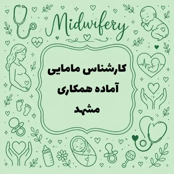 کارشناس مامایی آماده همکاری 